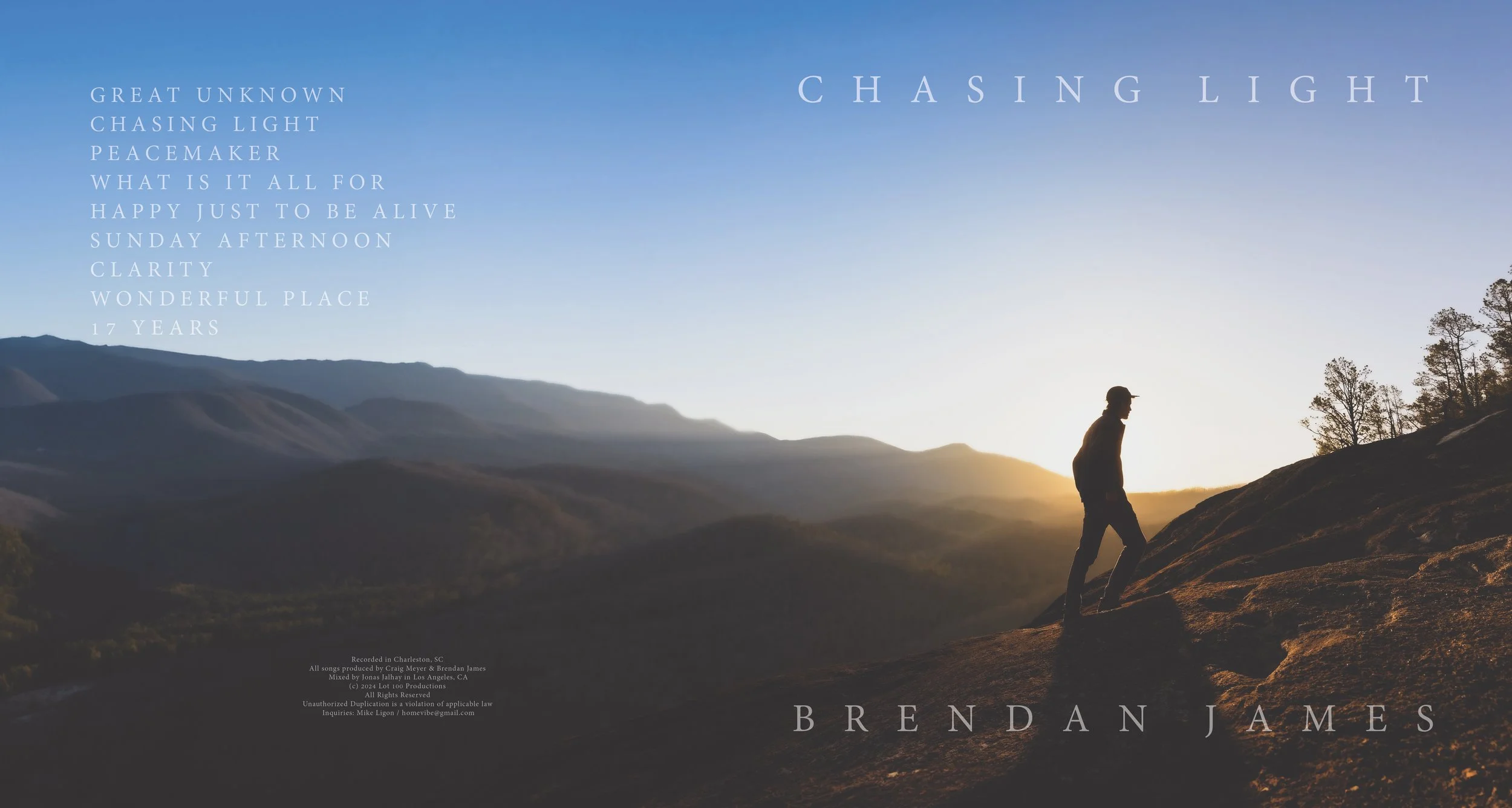 Chasing Light on Vinyl — Brendan James